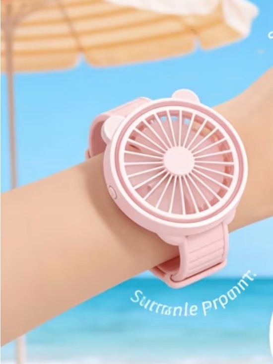 Zee’s Brand Accessories - Pink Wearable Wrist Fan - Portable Cooling Accessory
